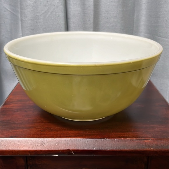 Vintage 1966 Pyrex 403 2 1/2 Qt Verde Green Avocado Nesting Mixing Bowl - Picture 6 of 11